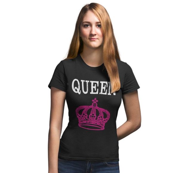 Queen Teecart Unisex Couple Tshirt - Picture 2 of 3